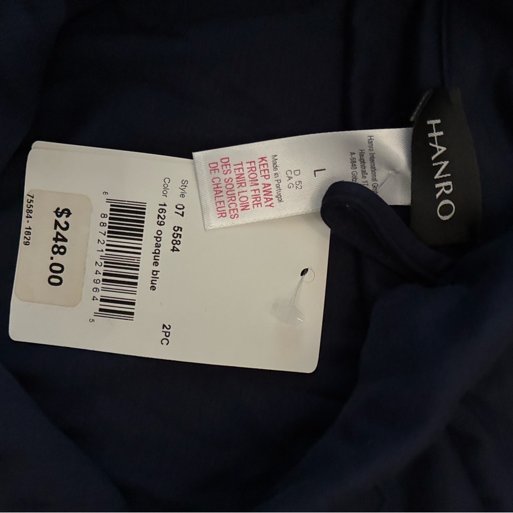 Hanro luxury mens pajamas L new